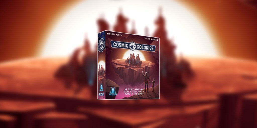 Cosmic Colonies [Reseña] | Mishi Geek | Poliominos y draft de cartas