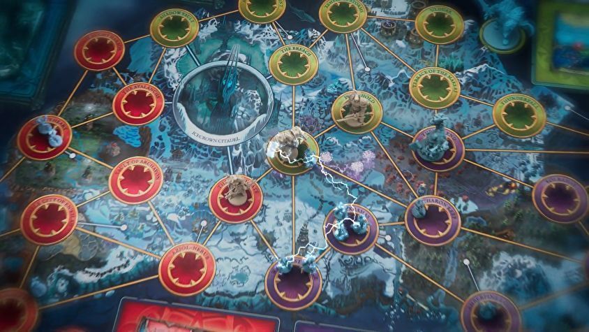 Mapa del juego Pandemic World of Warcraft 