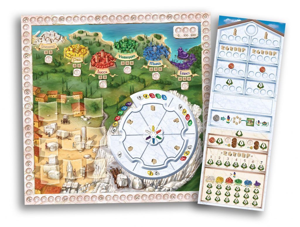 Los palacios de Carrara - Tablero segunda edición